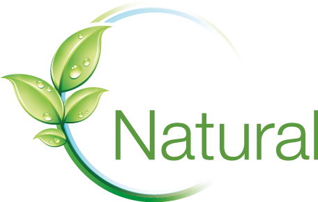 Aqua Natural strip sugar wax logo